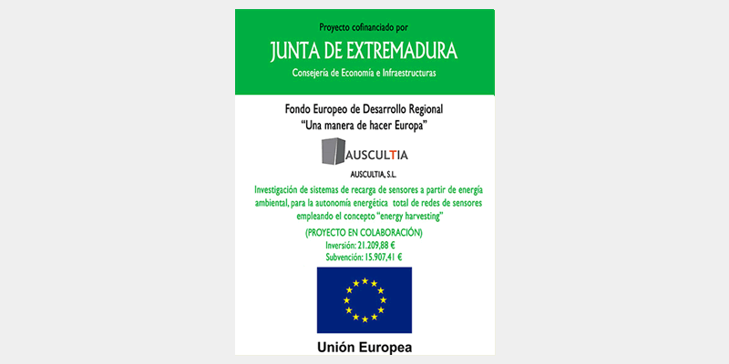 Cartel junta extremadura FEDER